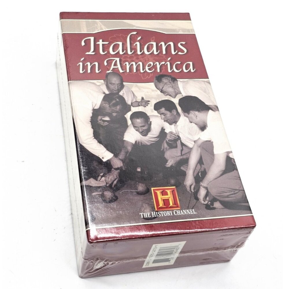 History Channel Italians In America Series VHS Cassettes 1998 New Sealed